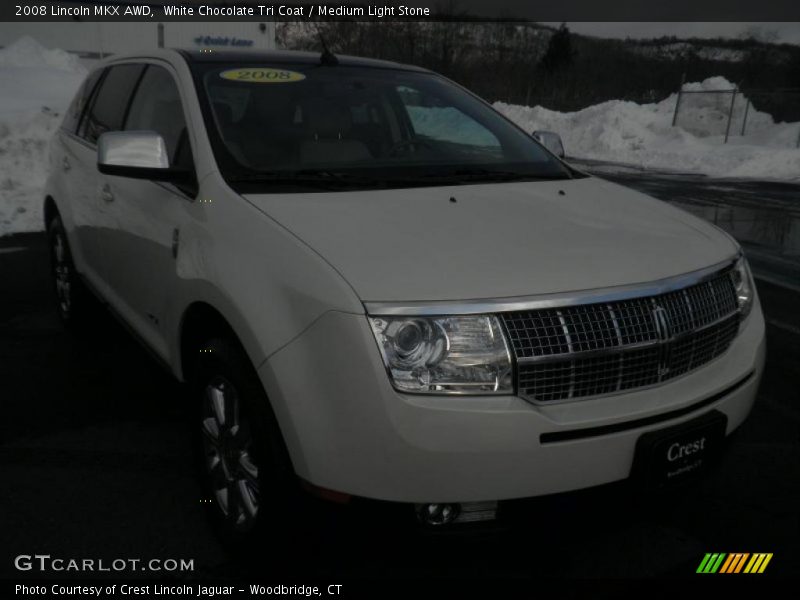 White Chocolate Tri Coat / Medium Light Stone 2008 Lincoln MKX AWD