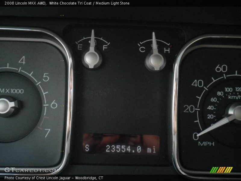 White Chocolate Tri Coat / Medium Light Stone 2008 Lincoln MKX AWD