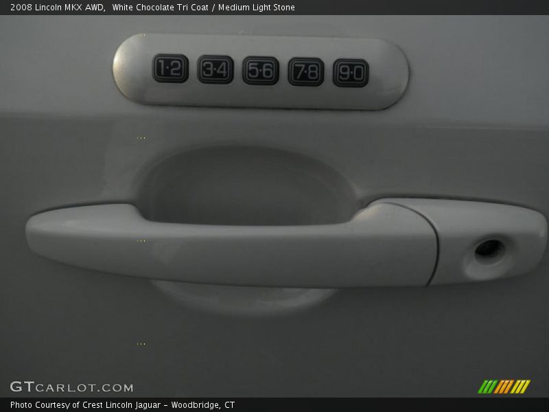 White Chocolate Tri Coat / Medium Light Stone 2008 Lincoln MKX AWD