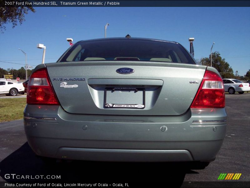 Titanium Green Metallic / Pebble 2007 Ford Five Hundred SEL