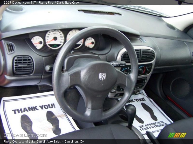 Flame Red / Dark Slate Gray 2005 Dodge Neon SXT