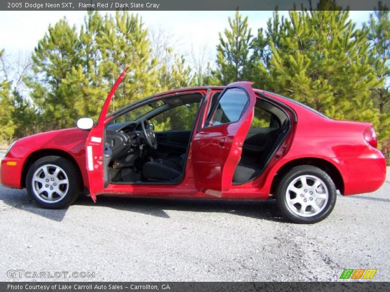 Flame Red / Dark Slate Gray 2005 Dodge Neon SXT