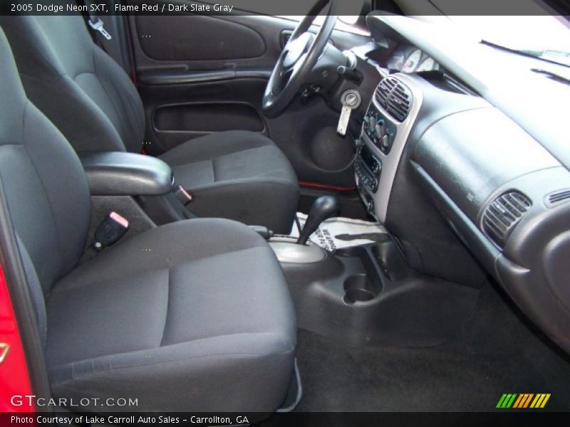 Flame Red / Dark Slate Gray 2005 Dodge Neon SXT