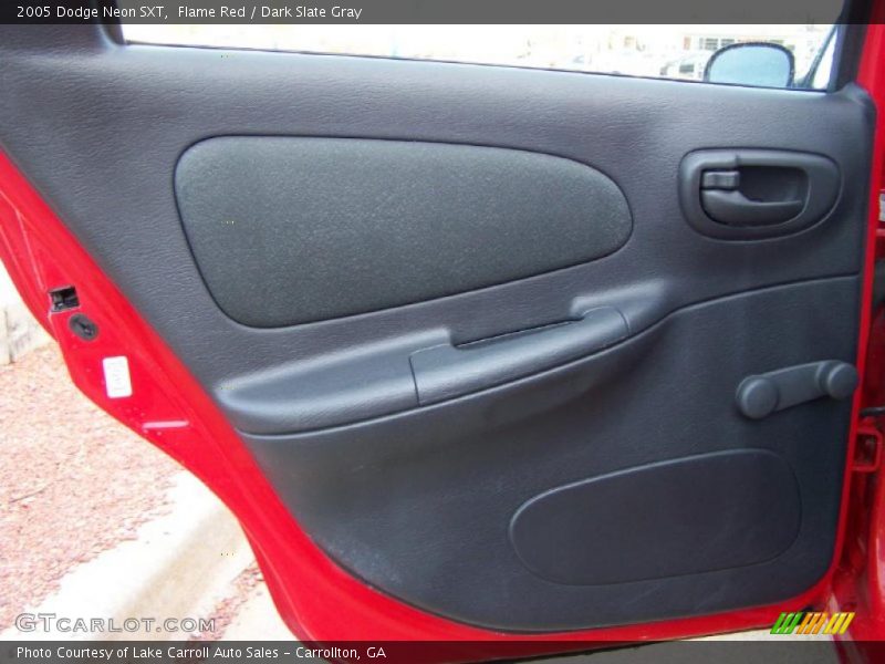 Flame Red / Dark Slate Gray 2005 Dodge Neon SXT