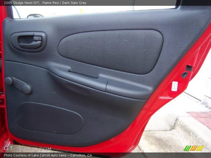 Flame Red / Dark Slate Gray 2005 Dodge Neon SXT