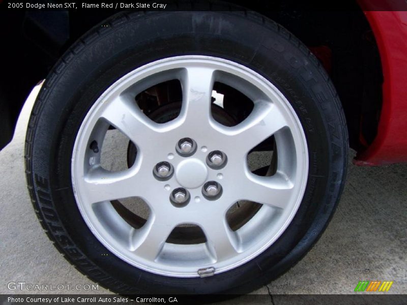 Flame Red / Dark Slate Gray 2005 Dodge Neon SXT