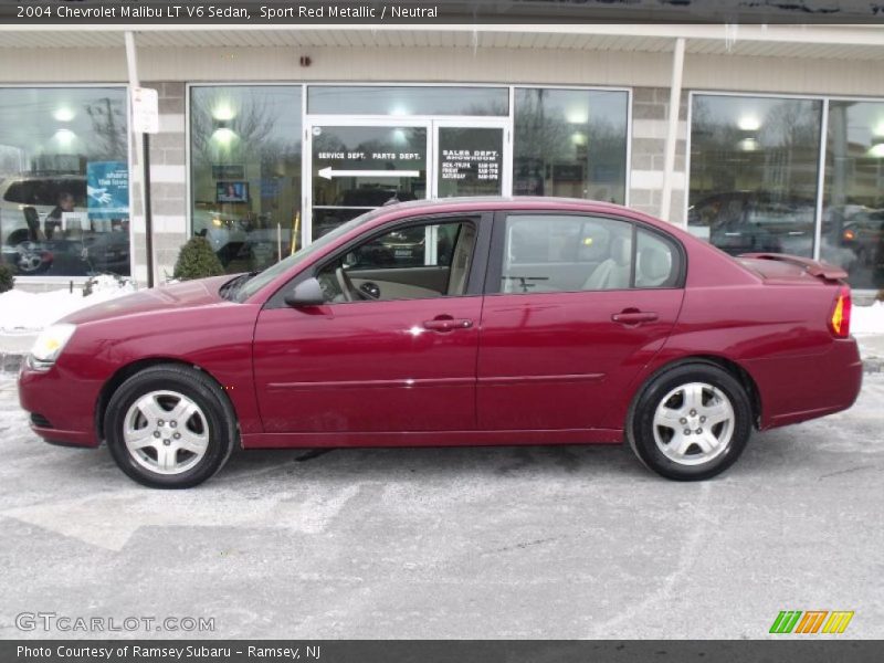  2004 Malibu LT V6 Sedan Sport Red Metallic