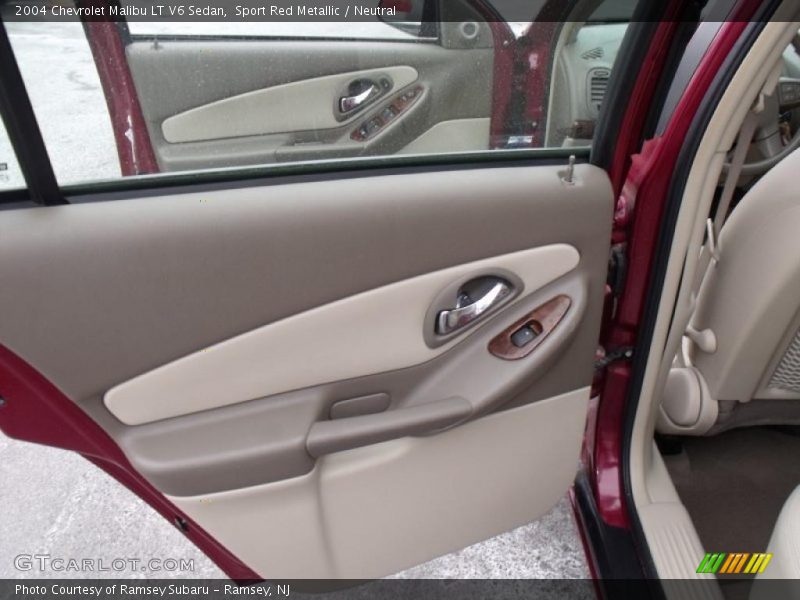 Sport Red Metallic / Neutral 2004 Chevrolet Malibu LT V6 Sedan