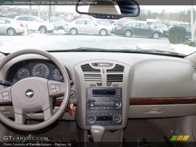 Sport Red Metallic / Neutral 2004 Chevrolet Malibu LT V6 Sedan