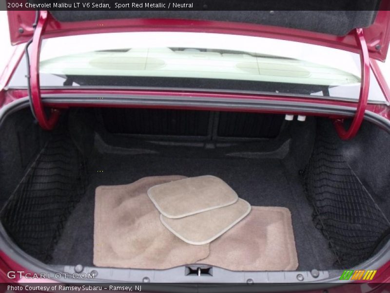Sport Red Metallic / Neutral 2004 Chevrolet Malibu LT V6 Sedan