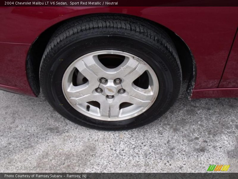 Sport Red Metallic / Neutral 2004 Chevrolet Malibu LT V6 Sedan