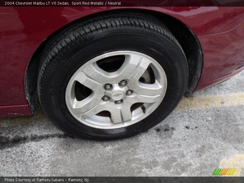 Sport Red Metallic / Neutral 2004 Chevrolet Malibu LT V6 Sedan