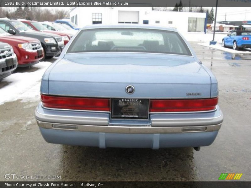 Light Sapphire Blue Metallic / Blue 1992 Buick Roadmaster Limited