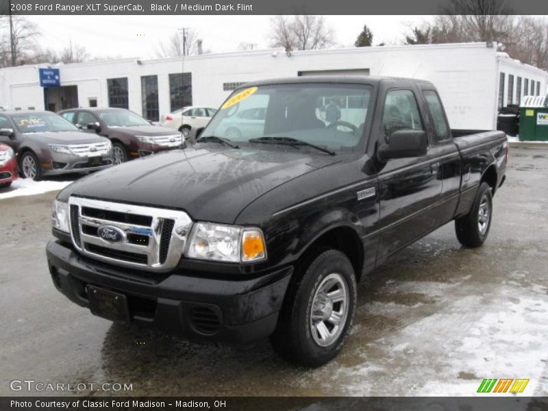 Black / Medium Dark Flint 2008 Ford Ranger XLT SuperCab