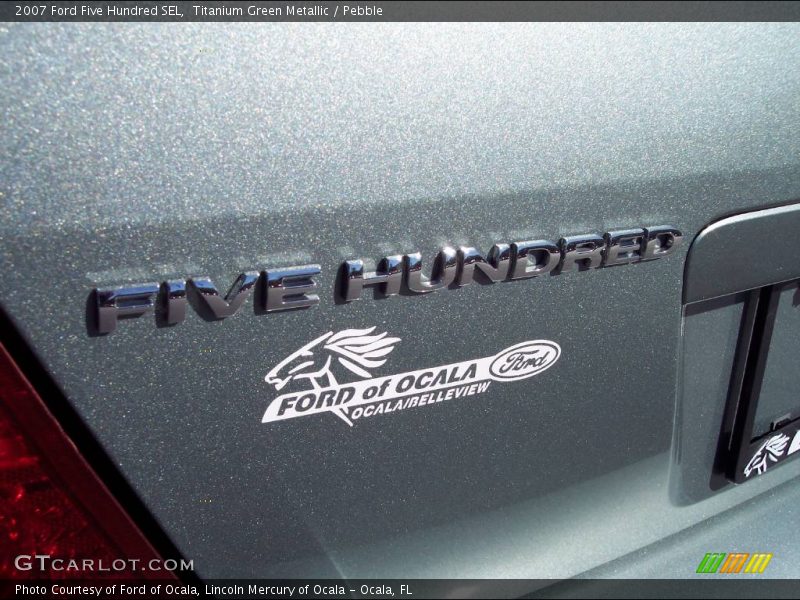 Titanium Green Metallic / Pebble 2007 Ford Five Hundred SEL