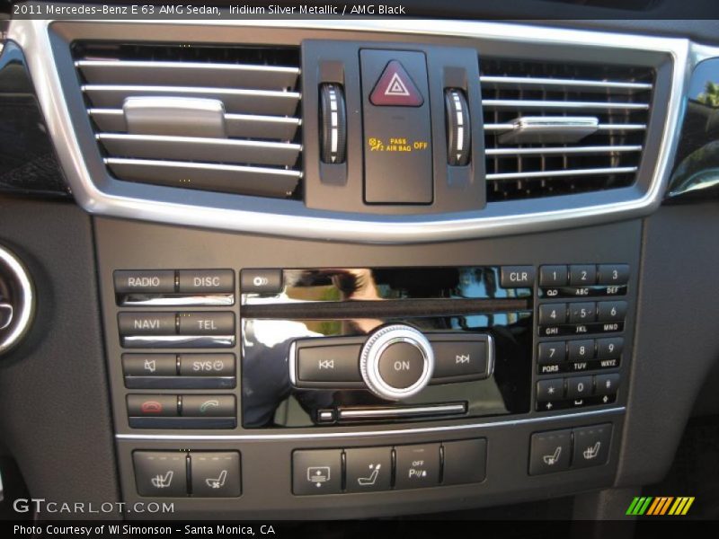 Controls of 2011 E 63 AMG Sedan