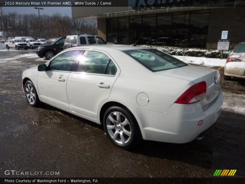 White Suede / Camel 2010 Mercury Milan V6 Premier AWD