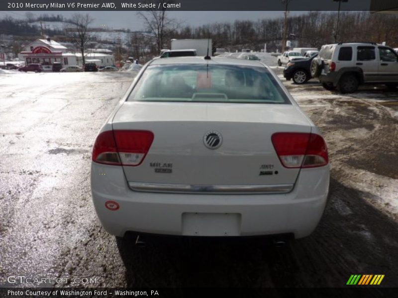 White Suede / Camel 2010 Mercury Milan V6 Premier AWD