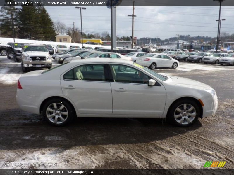White Suede / Camel 2010 Mercury Milan V6 Premier AWD