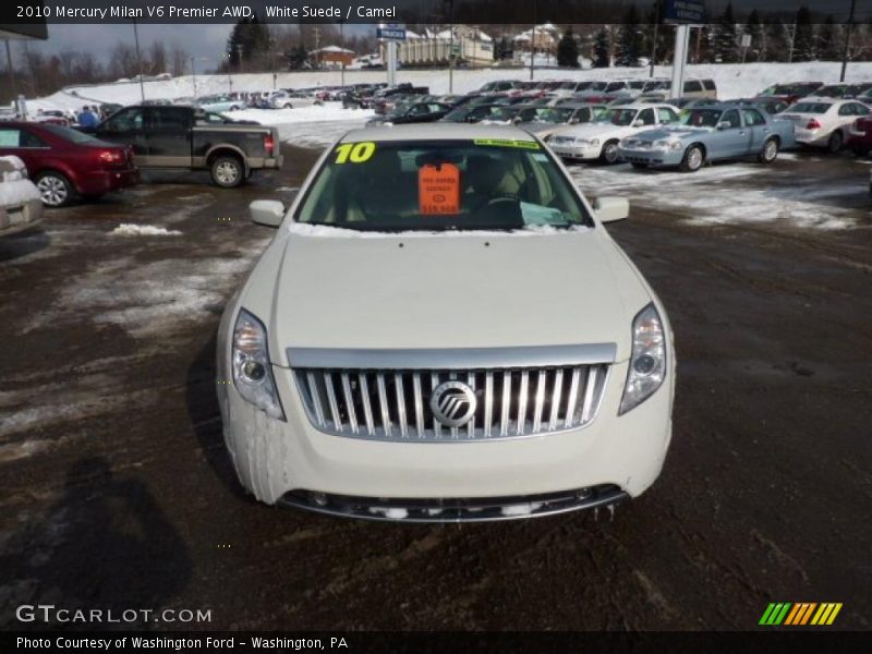 White Suede / Camel 2010 Mercury Milan V6 Premier AWD
