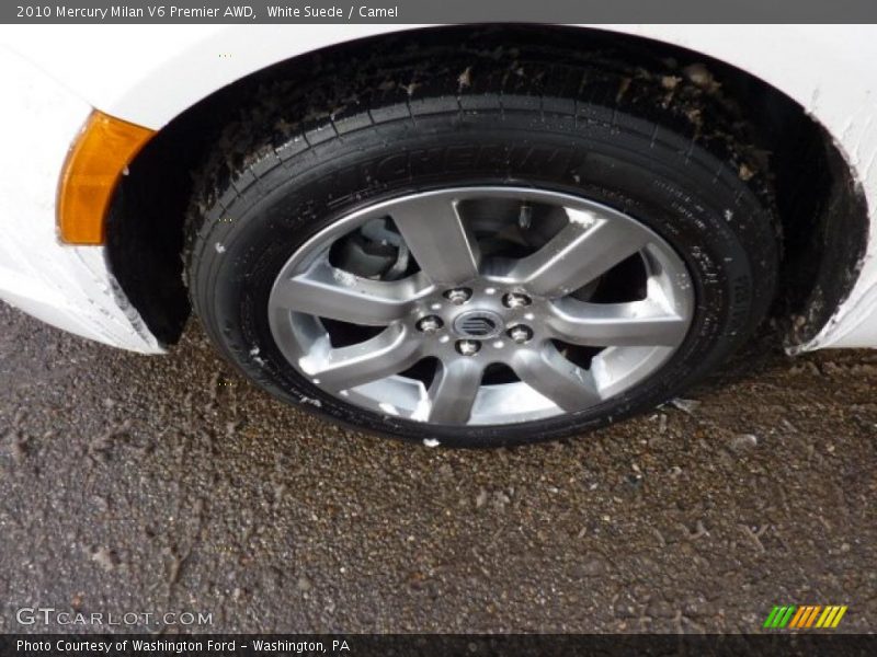 White Suede / Camel 2010 Mercury Milan V6 Premier AWD
