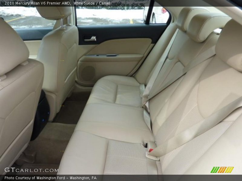 White Suede / Camel 2010 Mercury Milan V6 Premier AWD