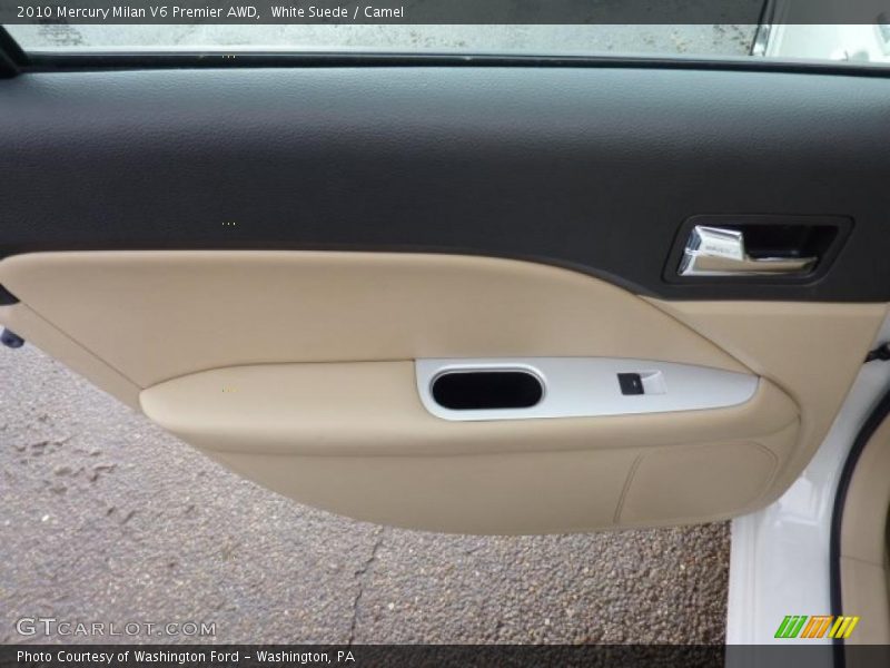 White Suede / Camel 2010 Mercury Milan V6 Premier AWD
