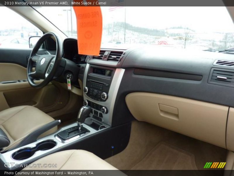 White Suede / Camel 2010 Mercury Milan V6 Premier AWD