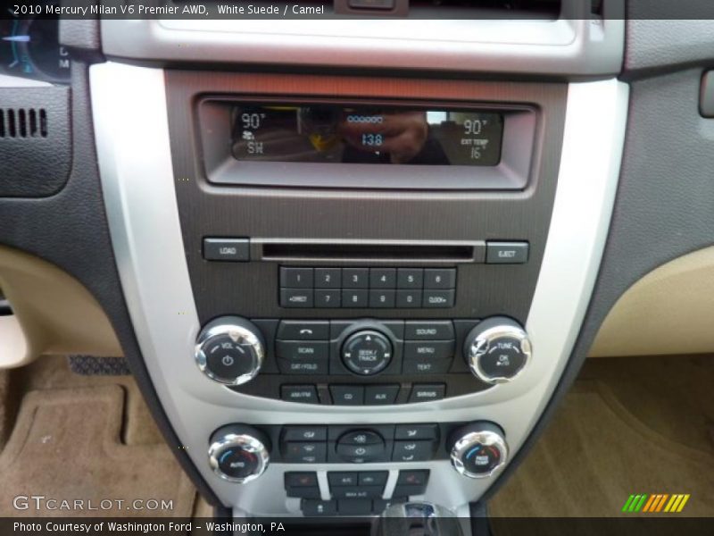 White Suede / Camel 2010 Mercury Milan V6 Premier AWD