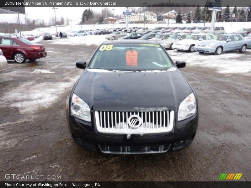Black / Dark Charcoal 2008 Mercury Milan V6 Premier AWD