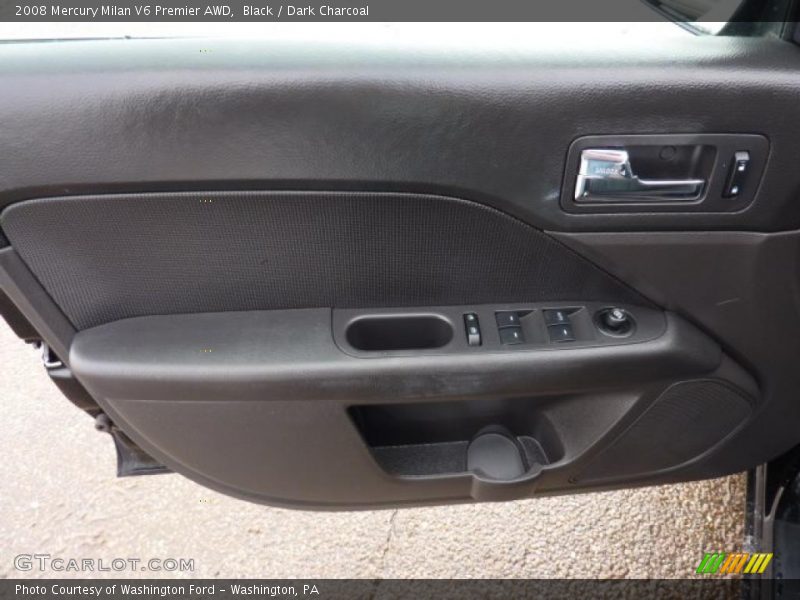 Black / Dark Charcoal 2008 Mercury Milan V6 Premier AWD