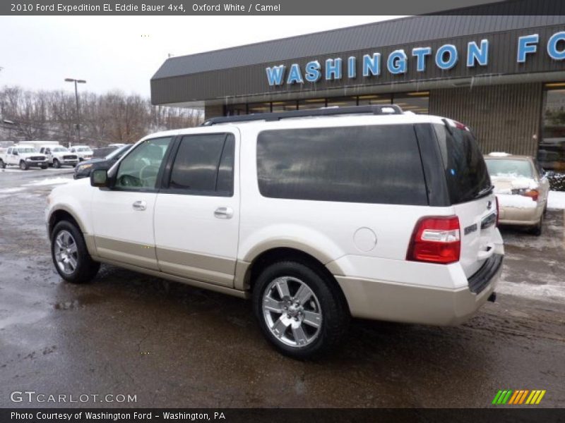 Oxford White / Camel 2010 Ford Expedition EL Eddie Bauer 4x4