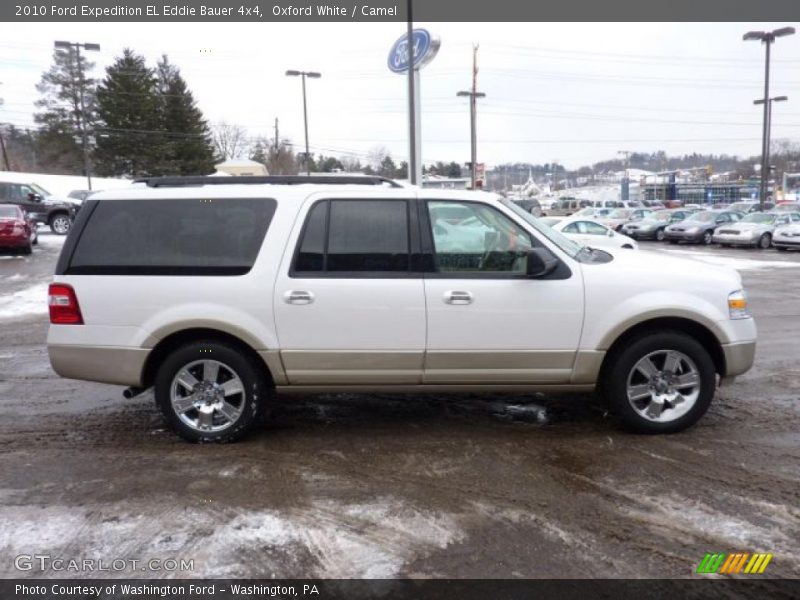 Oxford White / Camel 2010 Ford Expedition EL Eddie Bauer 4x4
