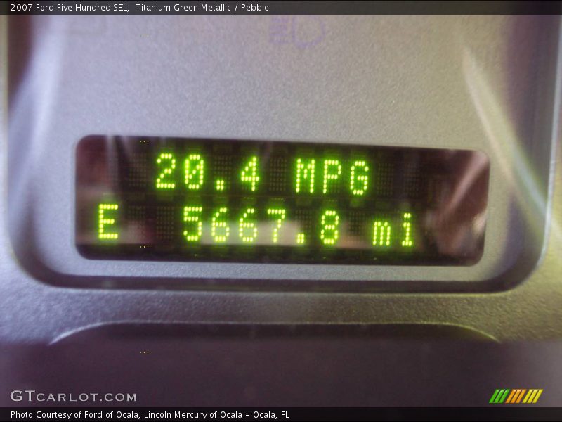 Titanium Green Metallic / Pebble 2007 Ford Five Hundred SEL