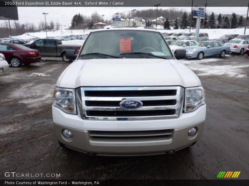 Oxford White / Camel 2010 Ford Expedition EL Eddie Bauer 4x4