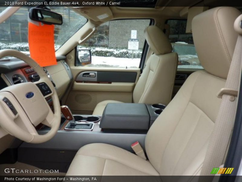 Oxford White / Camel 2010 Ford Expedition EL Eddie Bauer 4x4