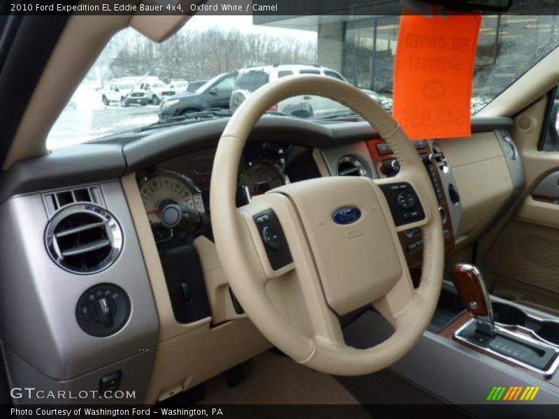 Oxford White / Camel 2010 Ford Expedition EL Eddie Bauer 4x4
