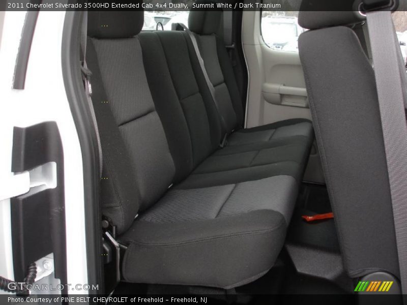 Summit White / Dark Titanium 2011 Chevrolet Silverado 3500HD Extended Cab 4x4 Dually