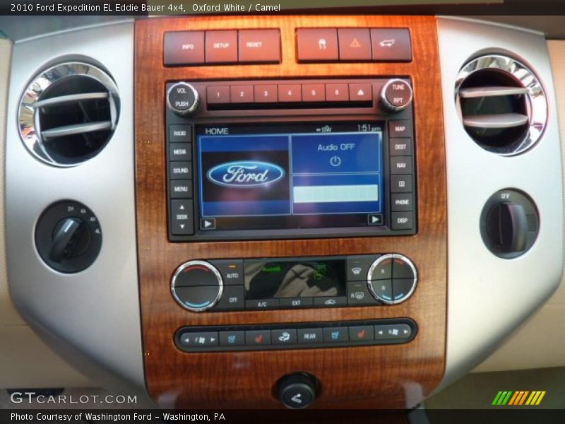 Oxford White / Camel 2010 Ford Expedition EL Eddie Bauer 4x4