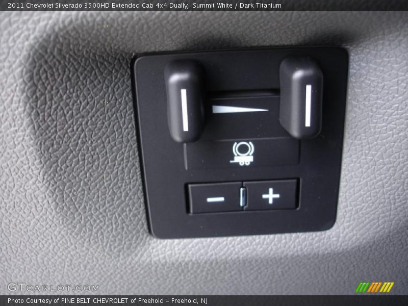 Summit White / Dark Titanium 2011 Chevrolet Silverado 3500HD Extended Cab 4x4 Dually