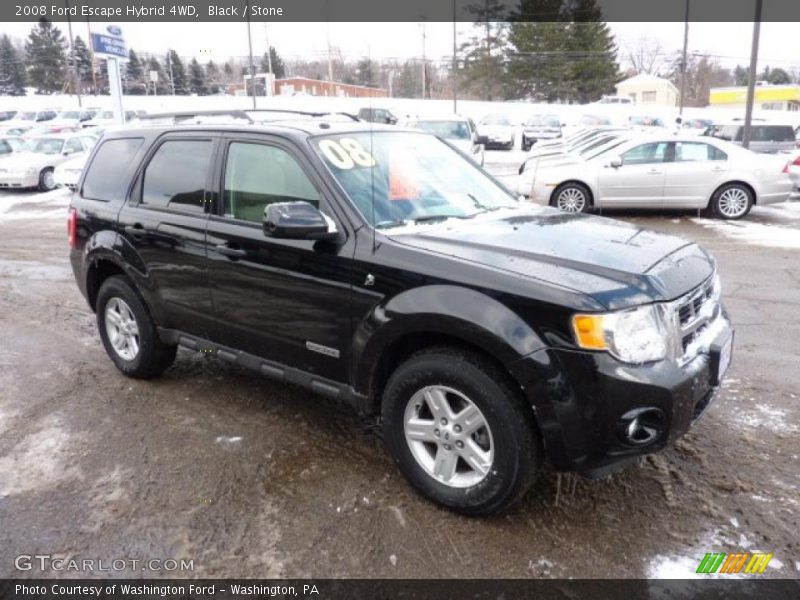 Black / Stone 2008 Ford Escape Hybrid 4WD