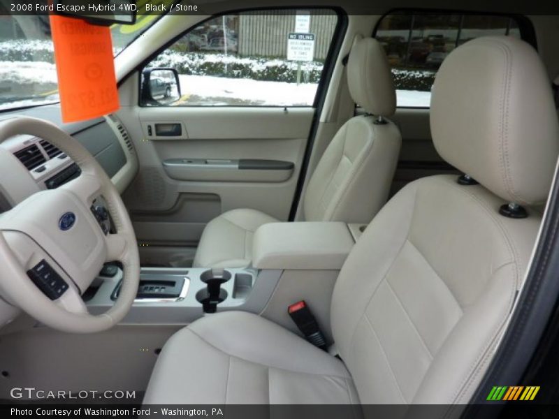  2008 Escape Hybrid 4WD Stone Interior