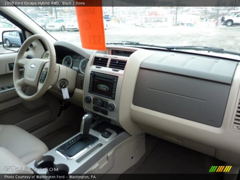 Black / Stone 2008 Ford Escape Hybrid 4WD