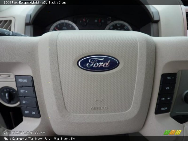 Black / Stone 2008 Ford Escape Hybrid 4WD