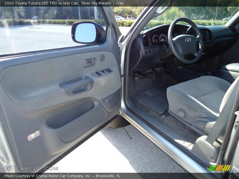 Silver Sky Metallic / Gray 2003 Toyota Tundra SR5 TRD Access Cab