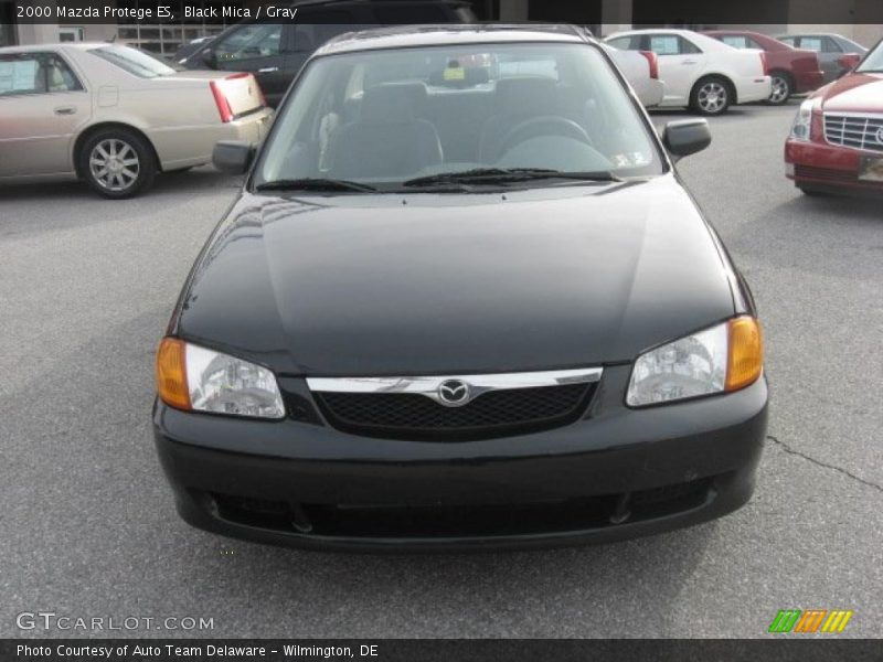 Black Mica / Gray 2000 Mazda Protege ES