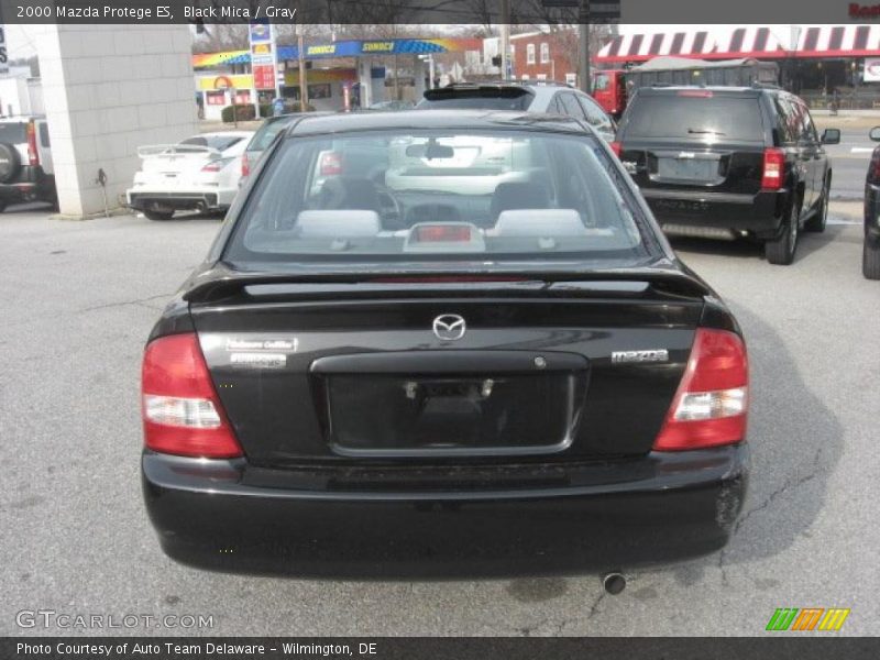Black Mica / Gray 2000 Mazda Protege ES