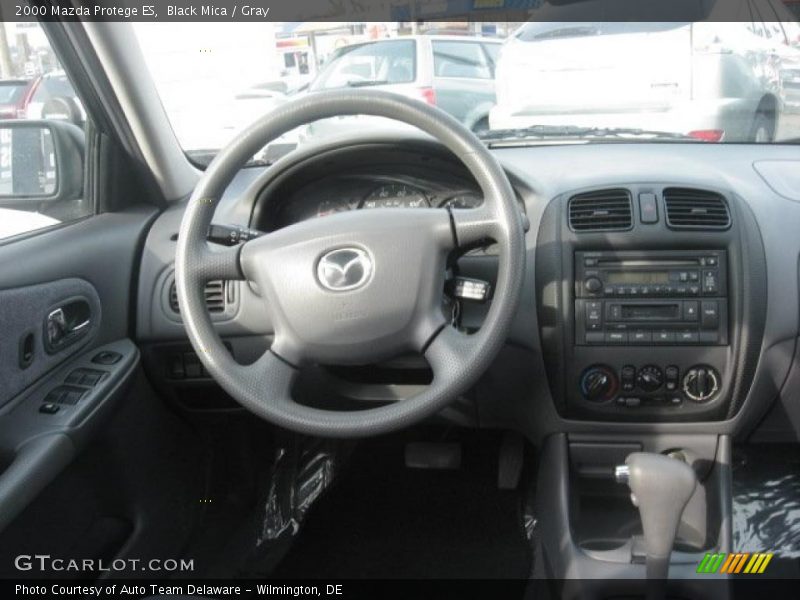 Black Mica / Gray 2000 Mazda Protege ES