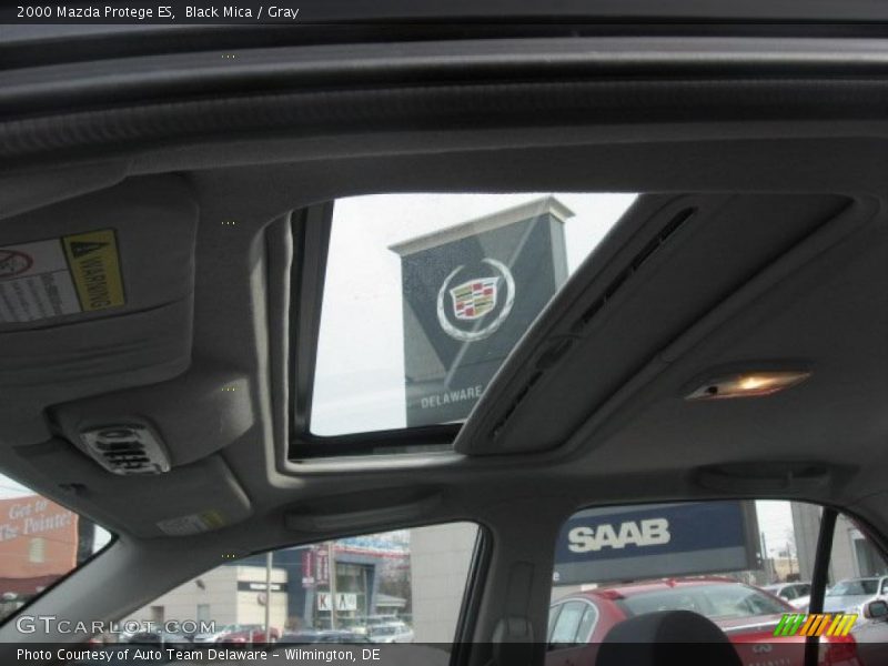 Black Mica / Gray 2000 Mazda Protege ES