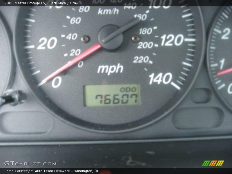 Black Mica / Gray 2000 Mazda Protege ES